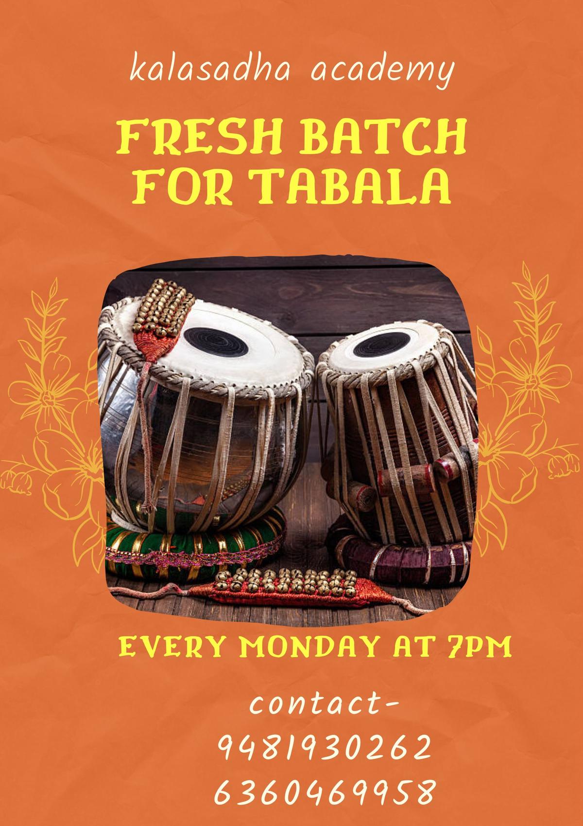 Tabla classes new fresh batch started