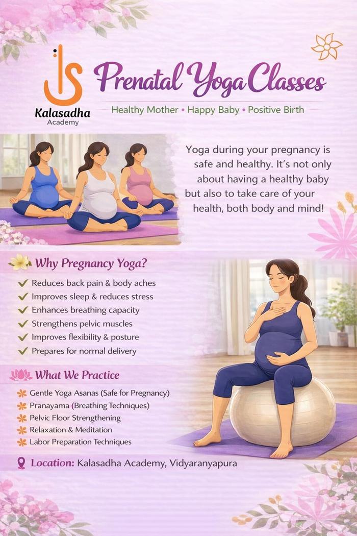 Prenatal Yoga Classes in Vidyaranyapura
